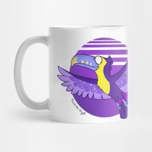 Retrowave Toucan Mug